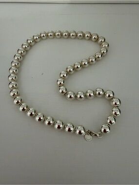 Tiffany & Co. Silver Ball Bead Necklace